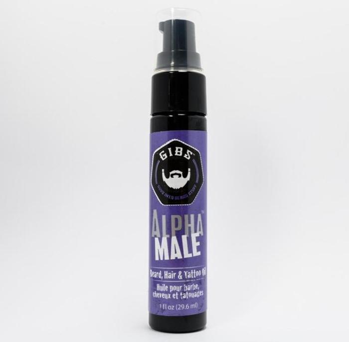 Gibs Alpha Male Beard, Hair & Tattoo Oil 1oz