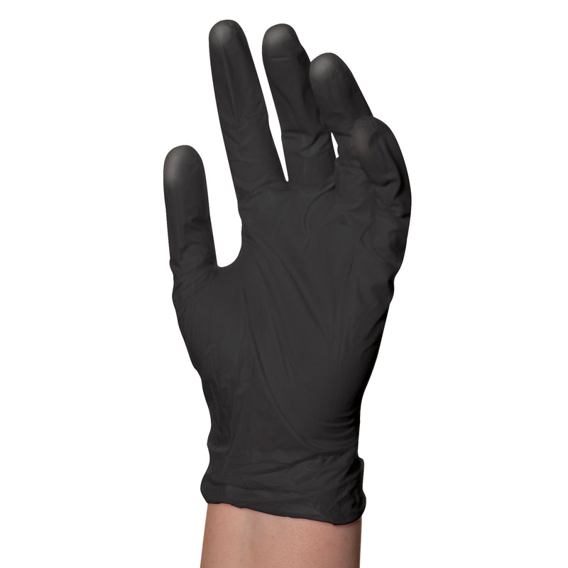 BabylissPro Disposable Nitrile Gloves Black (100 pack)