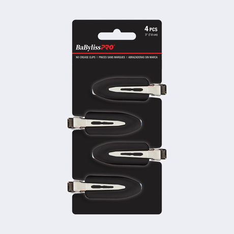 BabylissPro No-Crease Hair Clips (4 pack)