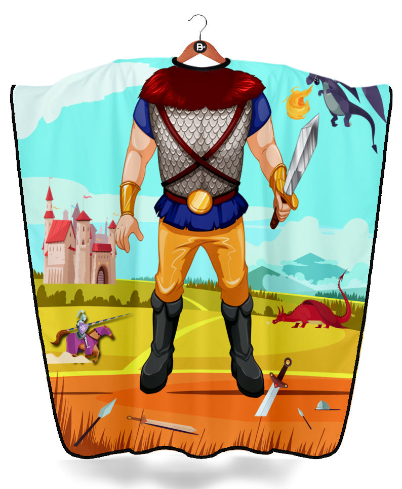 Barber Mood Warriors Kids Cape