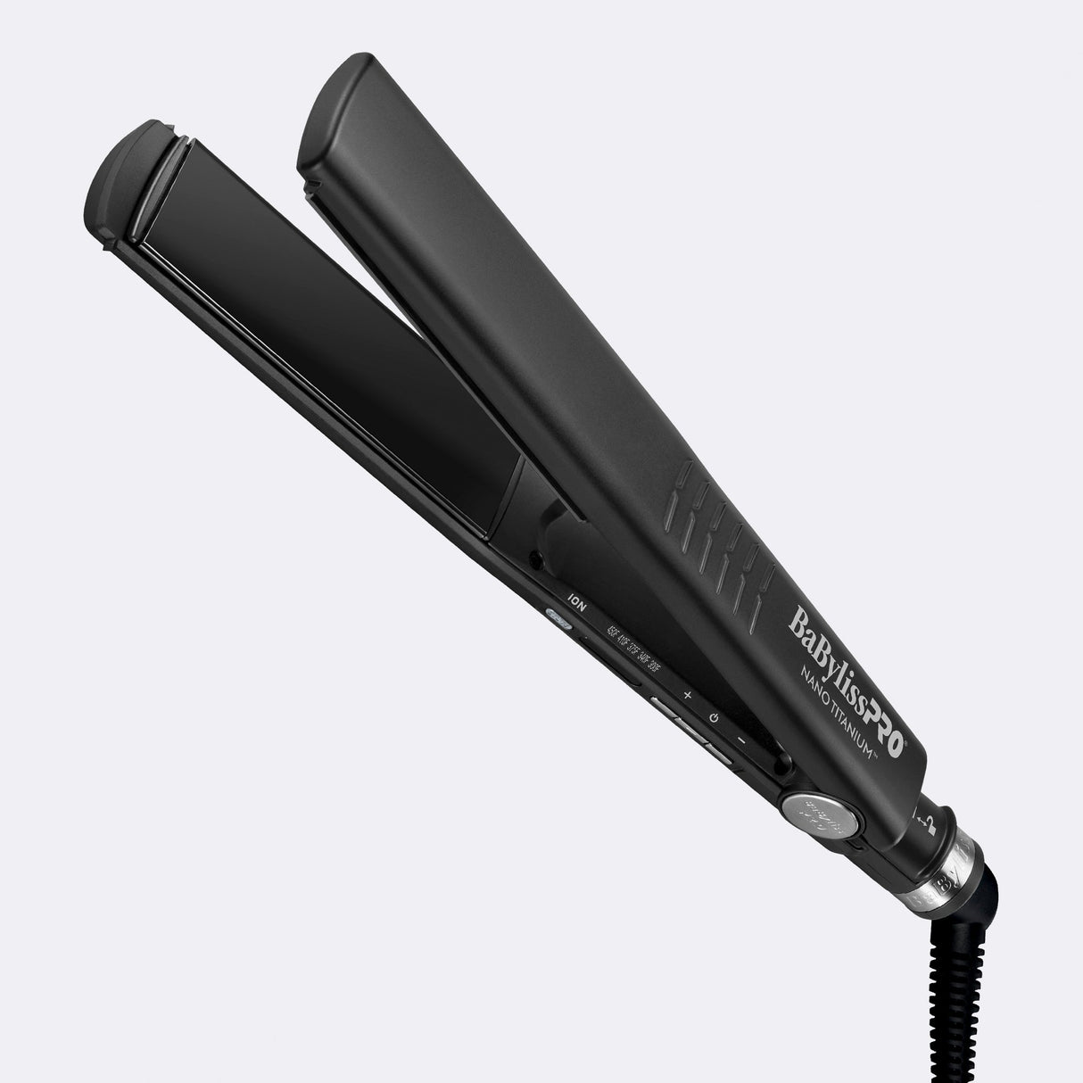 BabylissPro NanoTitanium Dual Ionic 1.25" Flat Iron Matte Black