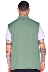 Barber Strong The Barber Vest - Army Green