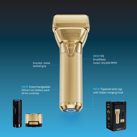 BabylissPro GoldFX FXONE Double Foil Stick Shaver