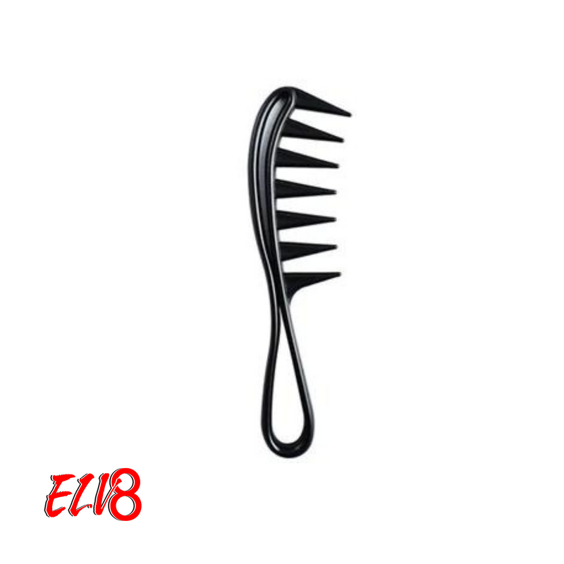 ELV8 Wide-Tooth Shark Styling Comb Black