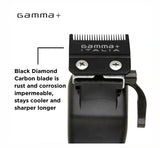 Gamma + Fixed Black Diamond Fade Clipper Blade