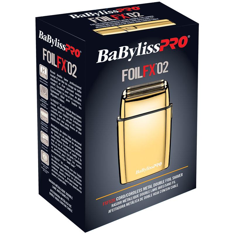 BabylissPro Gold Double Foil Shaver - Empire Barber Supply