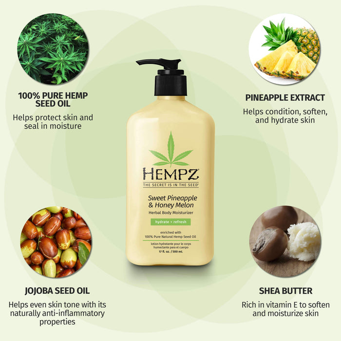 Sweet Pineapple & Honey Melon Herbal Body Moisturizer