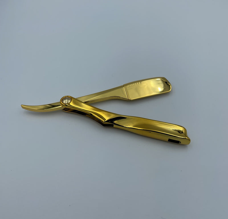 Ideal Elite Straight Razor Gold
