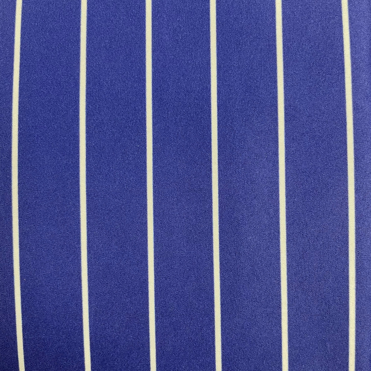 Barber Mood Blue W/ White Pinstripes Cape