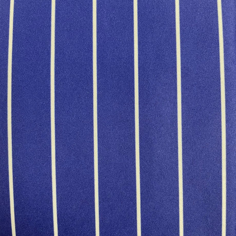 Barber Mood Blue W/ White Pinstripes Cape