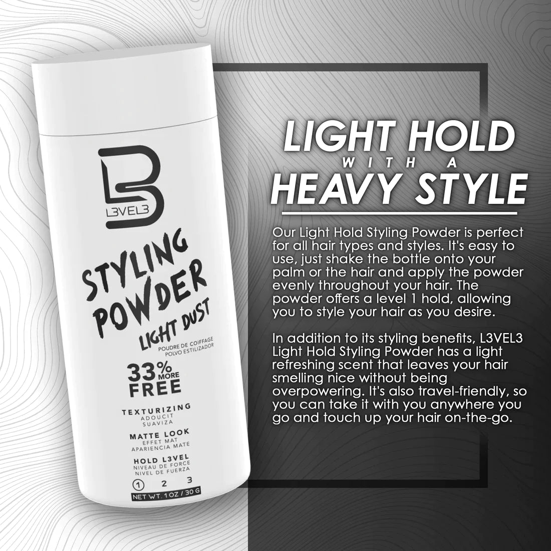 LV3 Light Hold Styling Powder 30gr