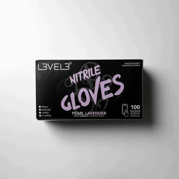 LV3 Nitrile Gloves Pearl Lavender