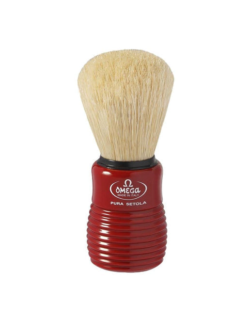 Omega Red Shaving Brush #810