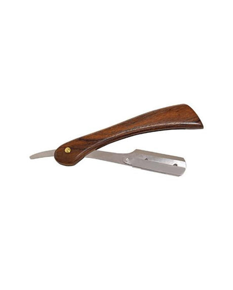 Scalpmaster Deluxe Wood Handle Straight Razor - Empire Barber Supply