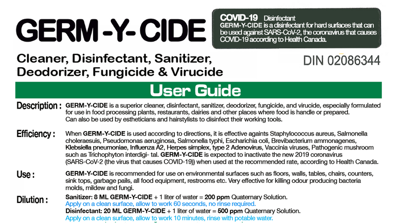 GERM-Y-CIDE Disinfectant (1 Gallon)