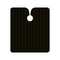 Barber Mood Black W/ Gold Pinstripes Cape