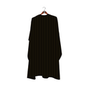 Barber Mood Black W/ Gold Pinstripes Cape