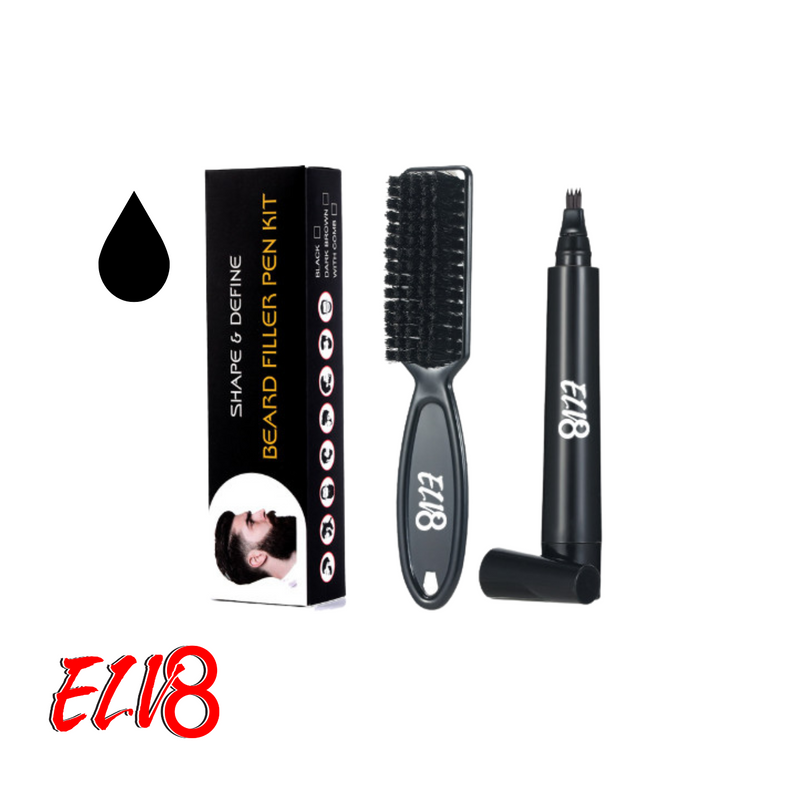 ELV8 Beard Filler Pen Kit Black