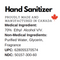70% Alcohol Hand Sanitizer 1 Gallon (4L) - Empire Barber Supply