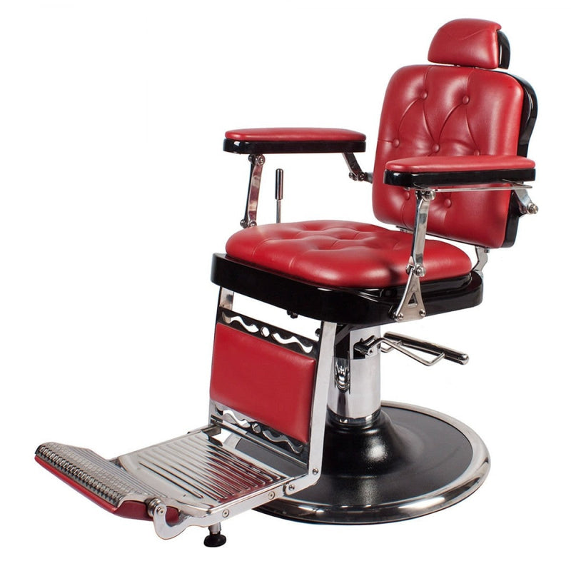 Santa Clara Barber Chair - Royal Red