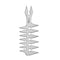 BabylissPro Wide-Tooth Styling Comb Metallic