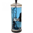Scalpmaster Glass Disinfecting Jar - Empire Barber Supply