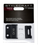 StyleCraft Clipper Blade with DLC Fixed Blade and DLC Shallow Tooth Cutter