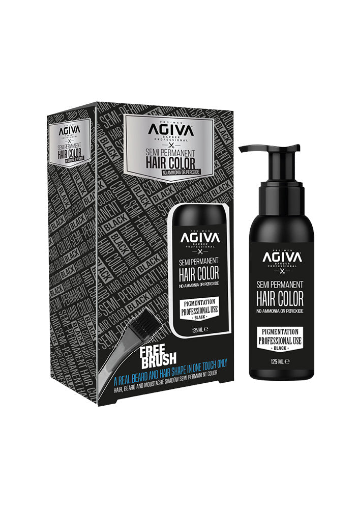 Agiva Semi-Permanent Colour Black 125 mL