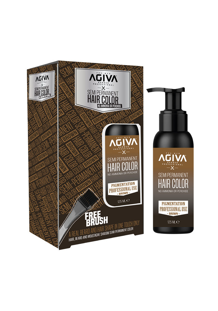 Agiva Semi-Permanent Colour Brown 125 mL