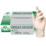 White Latex Powder-Free Gloves (100 pack)